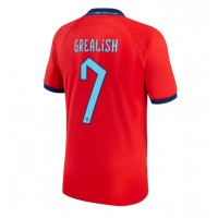 Camiseta Inglaterra Jack Grealish #7 Segunda Equipación Replica Mundial 2022 mangas cortas